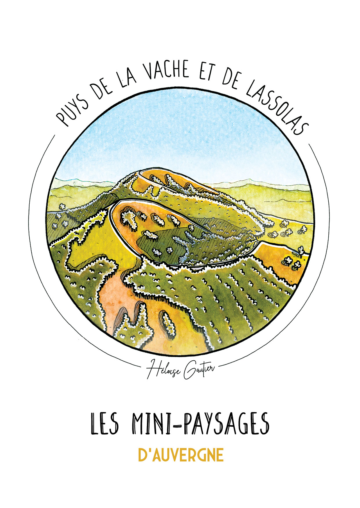 Illustration Puys de la Vache et Lassolas Héloïse Gautier