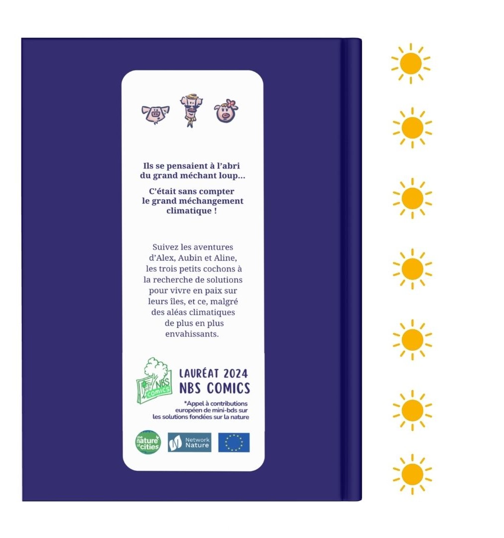 Mini-BD Les Trois petits cochons et le grand méchangement climatique - Héloïse Gautier | Marie Gros