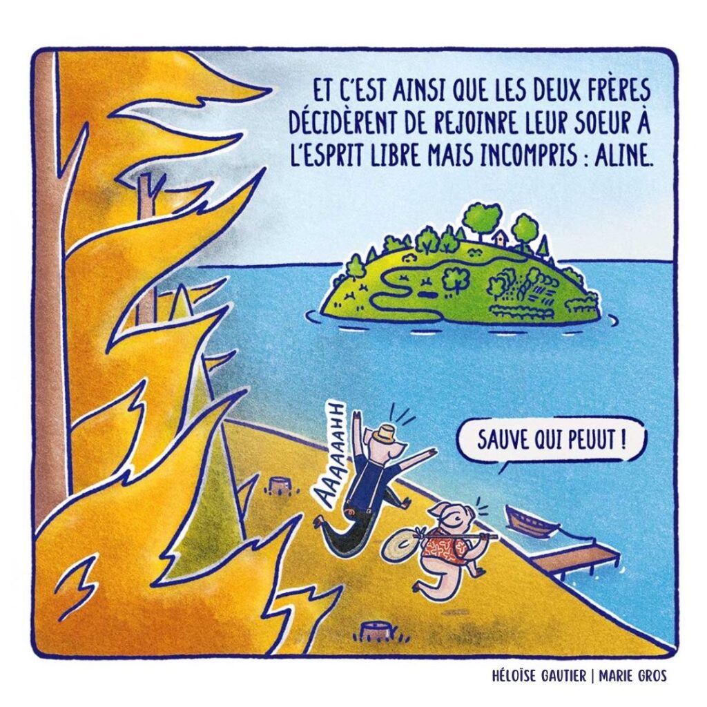 C14 - Les trois petits cochons et le grand méchangement climatique - Héloïse Gautier | Marie Gros