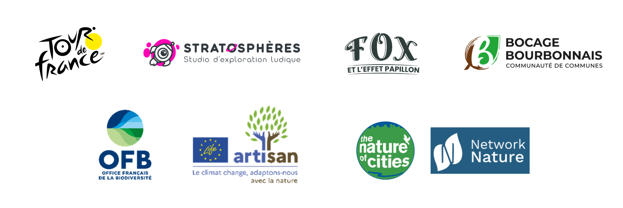 Logos clients Héloïse Gautier